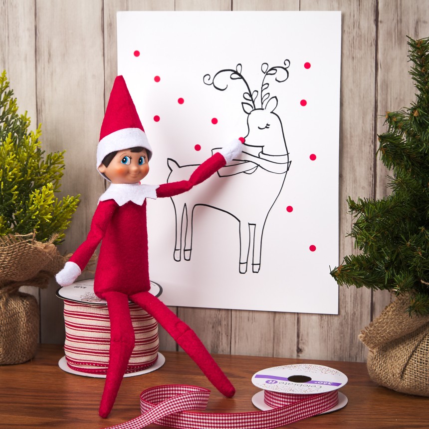 Elf On The Shelf | Christmas Sticker Ideas | Avery UK | Avery