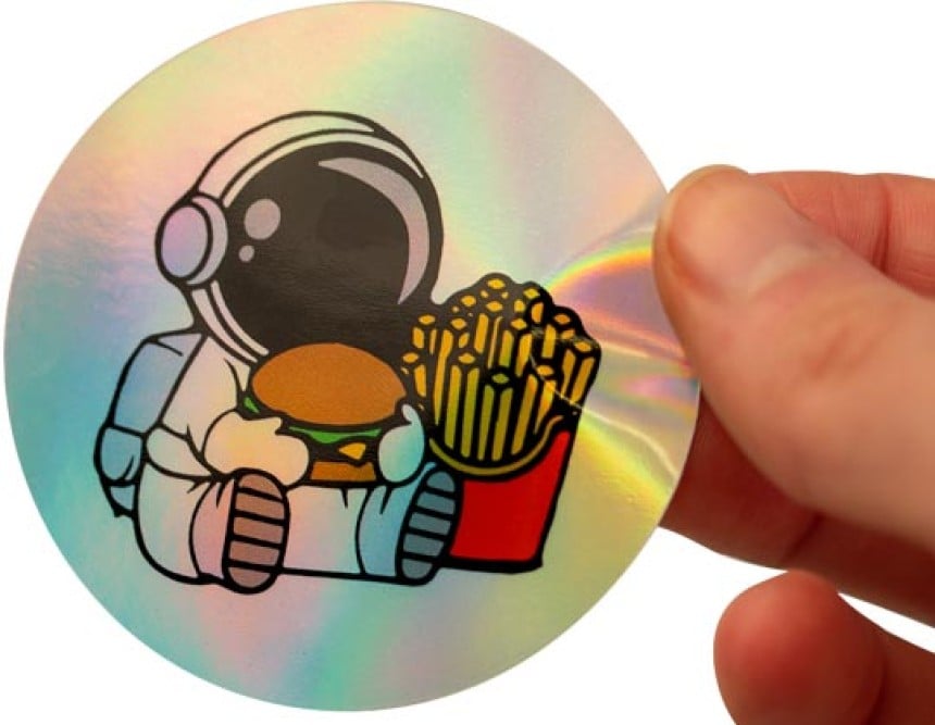 Stickers holographique